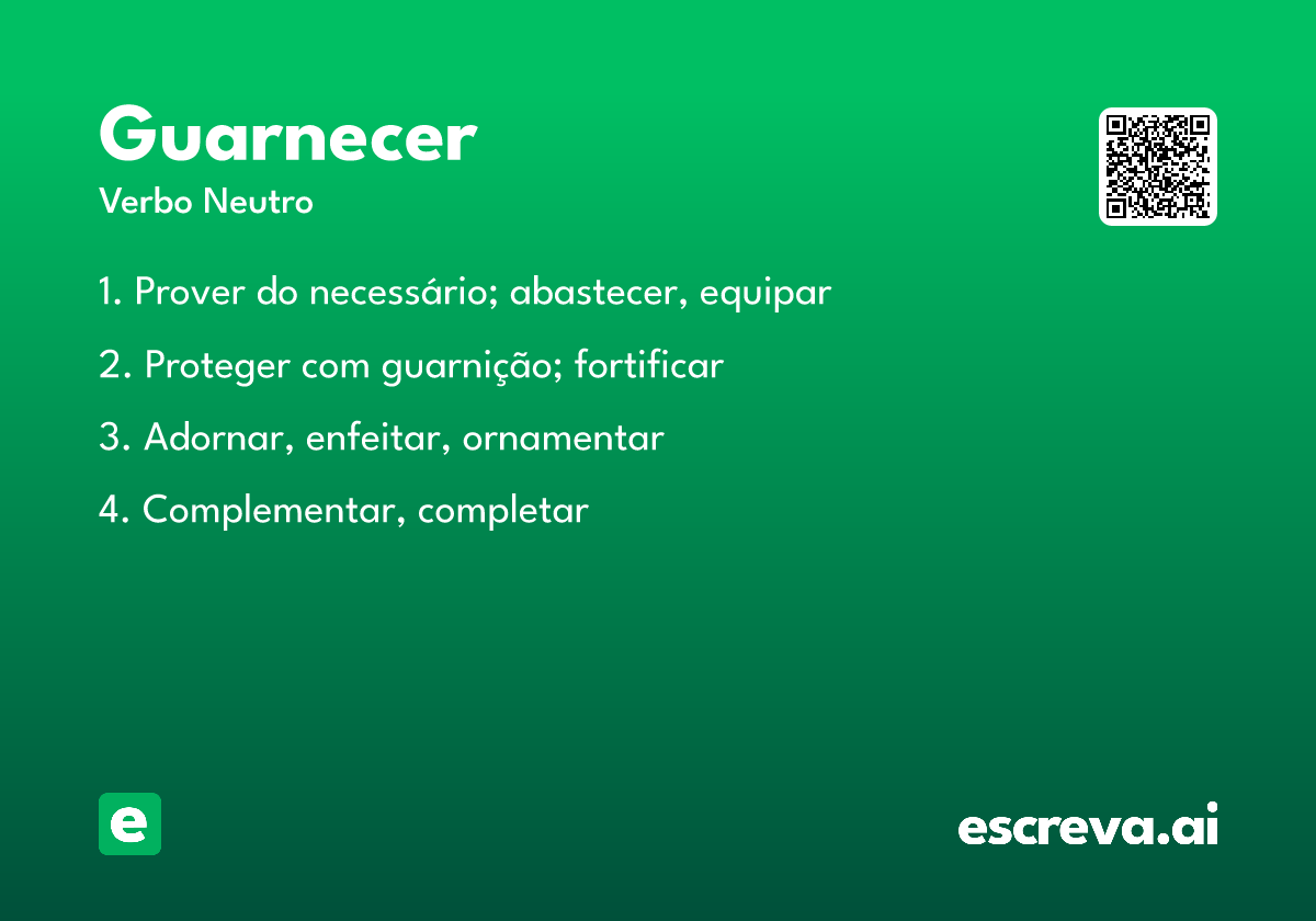guarnecer