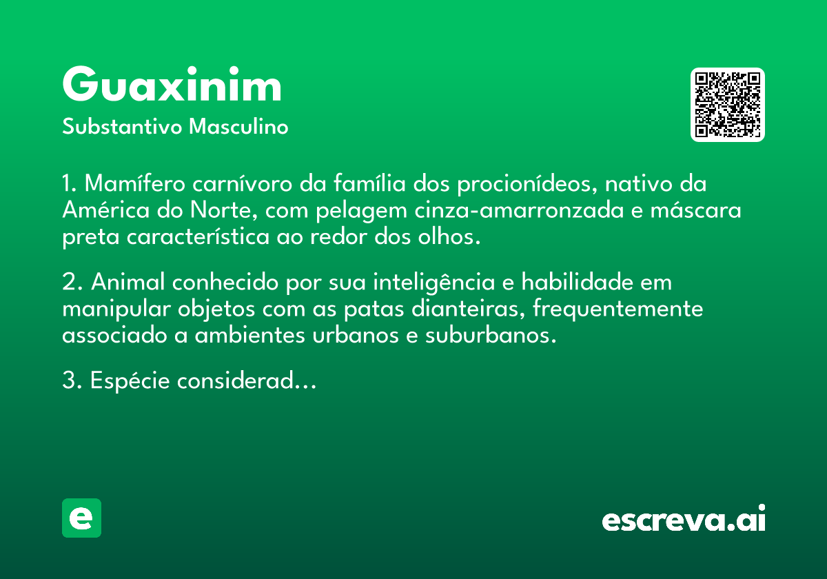 guaxinim