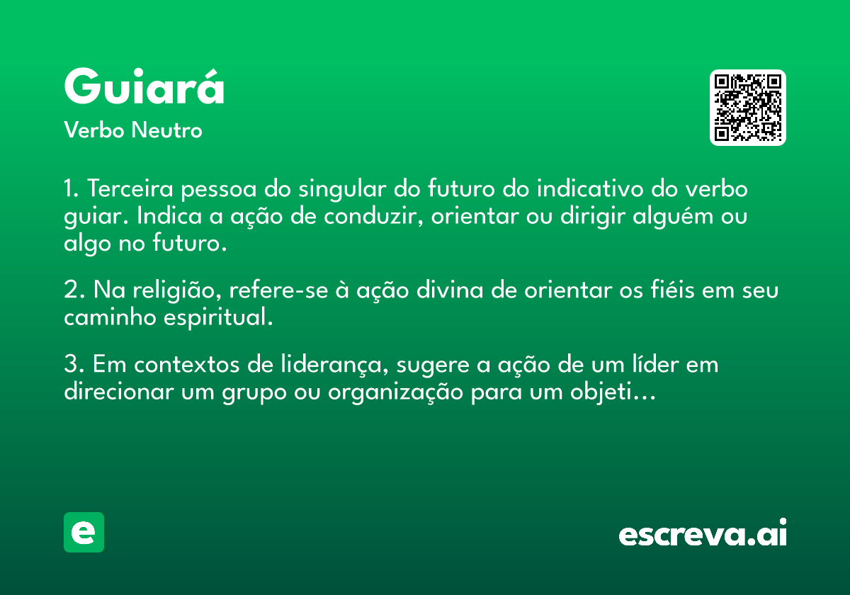 guiará