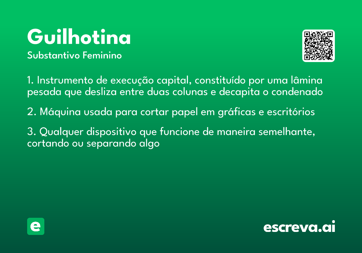 guilhotina