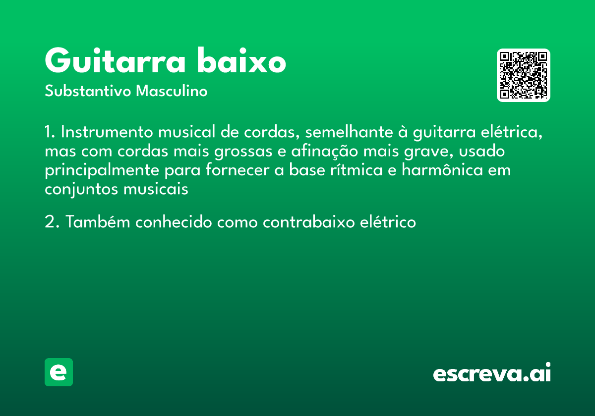 guitarra baixo