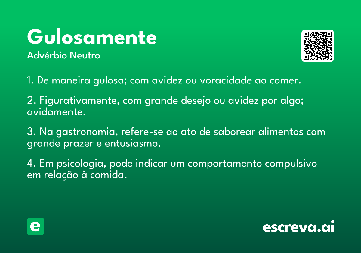 gulosamente