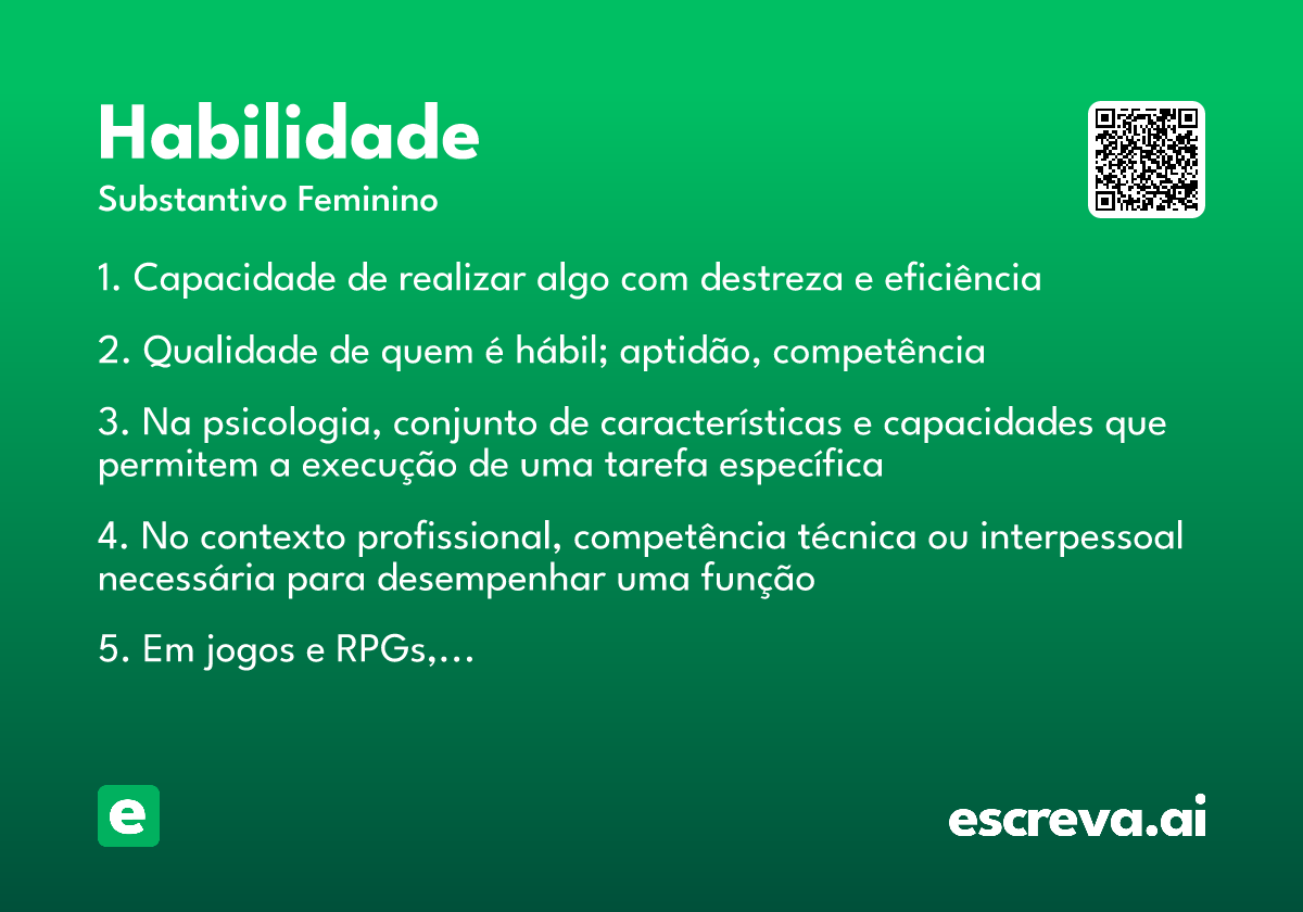 habilidade
