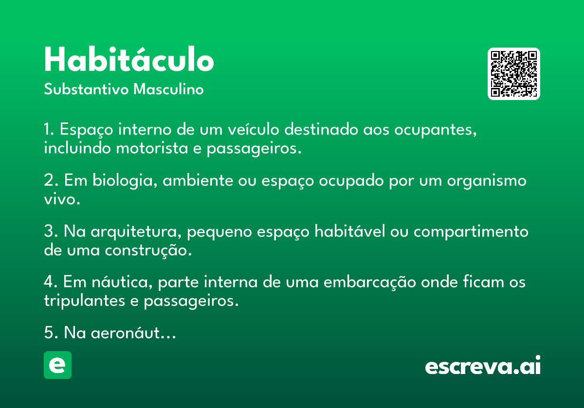 habitáculo