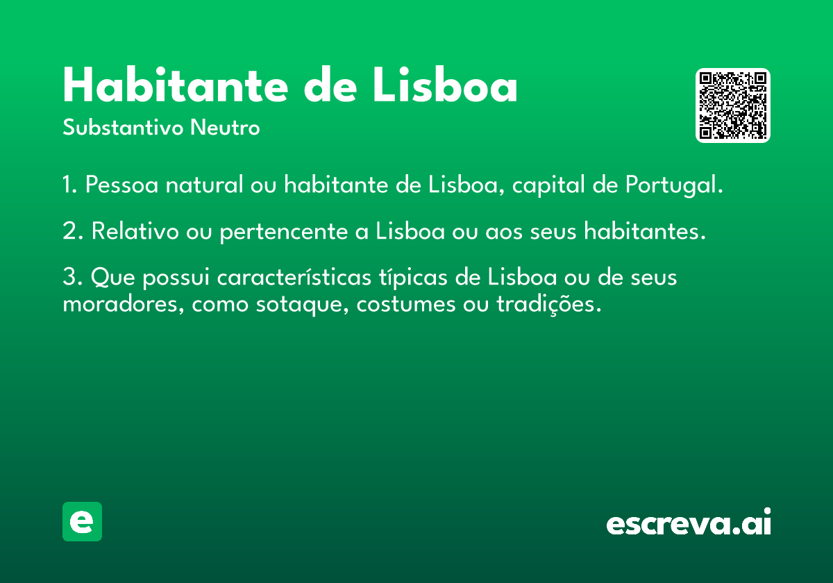 habitante de Lisboa