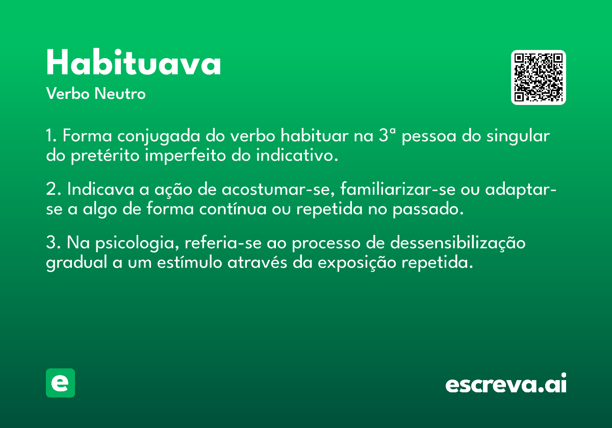 habituava