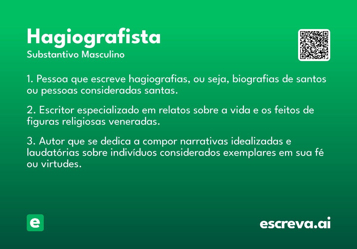hagiografista