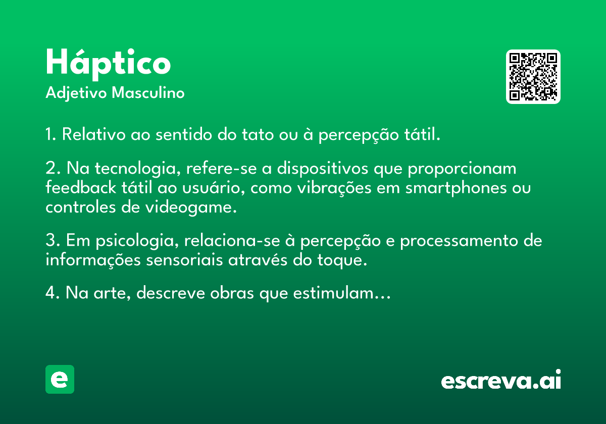 háptico
