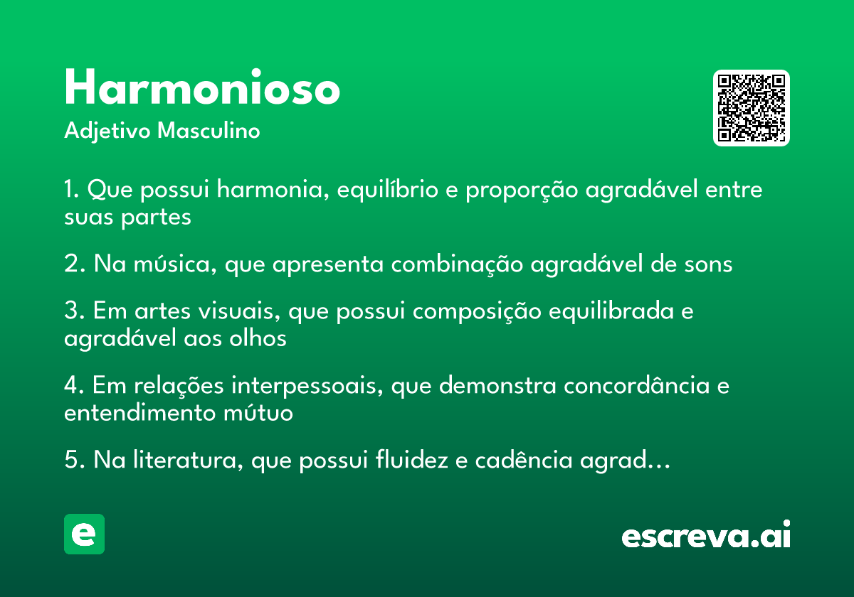 harmonioso
