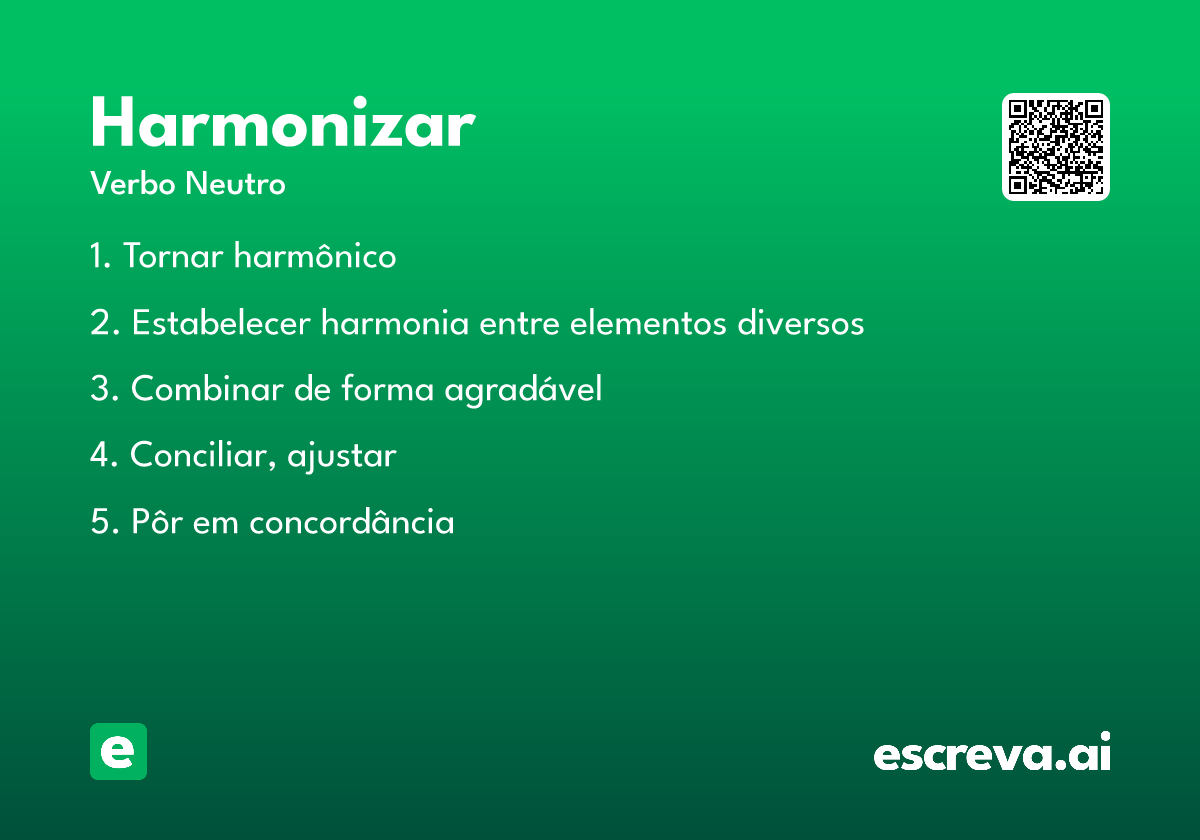 harmonizar