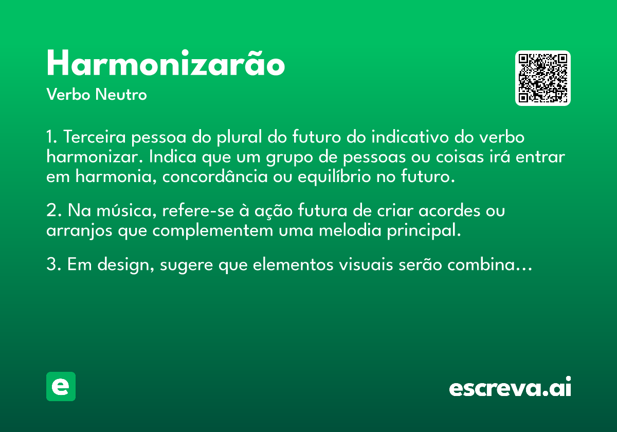 harmonizarão