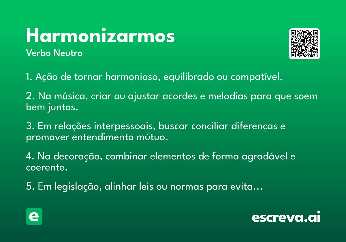 harmonizarmos