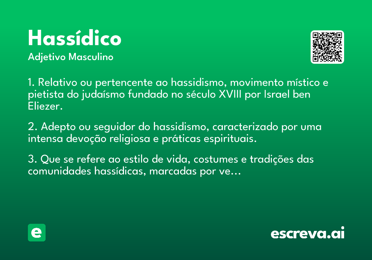 hassídico