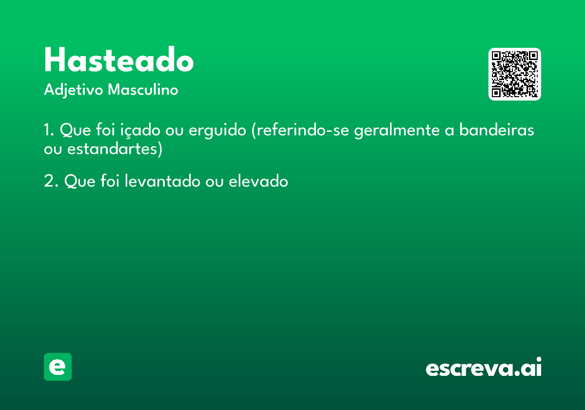 hasteado