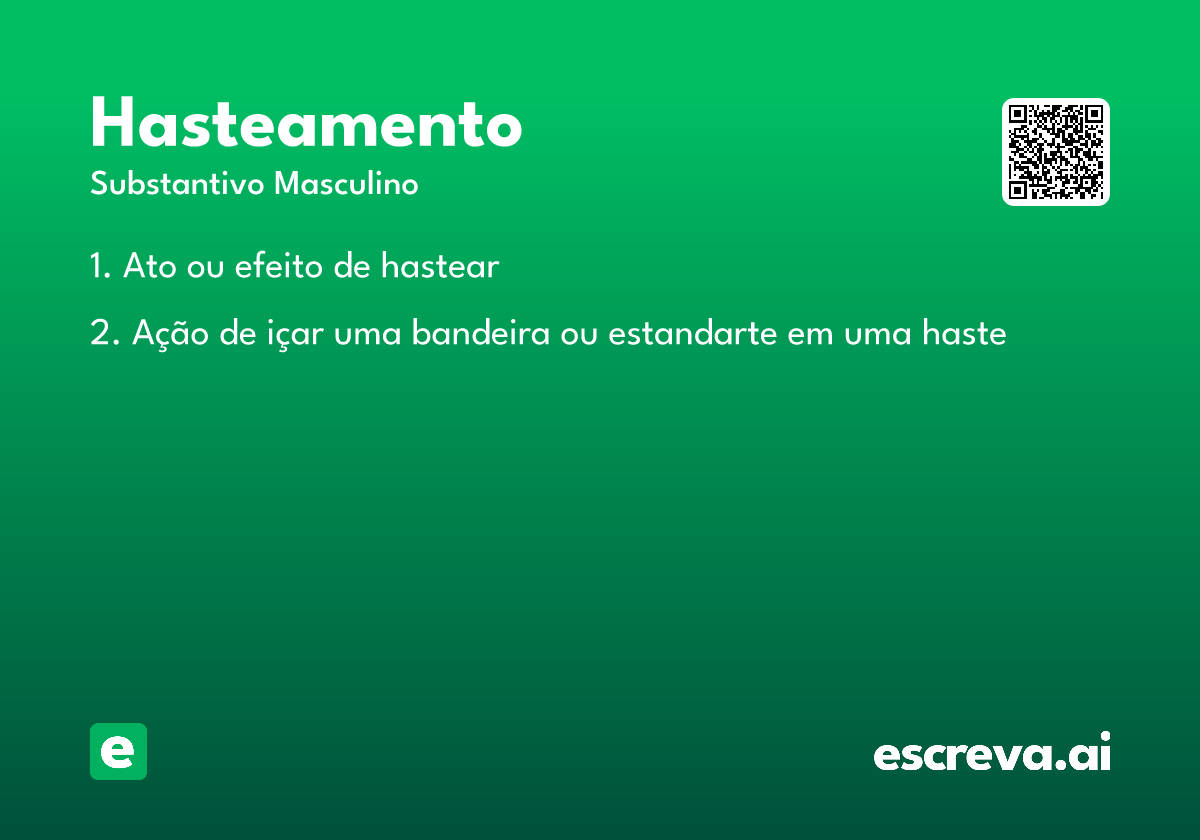 hasteamento