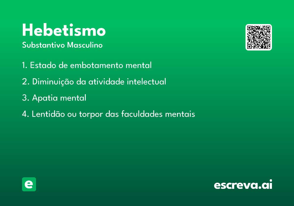 hebetismo
