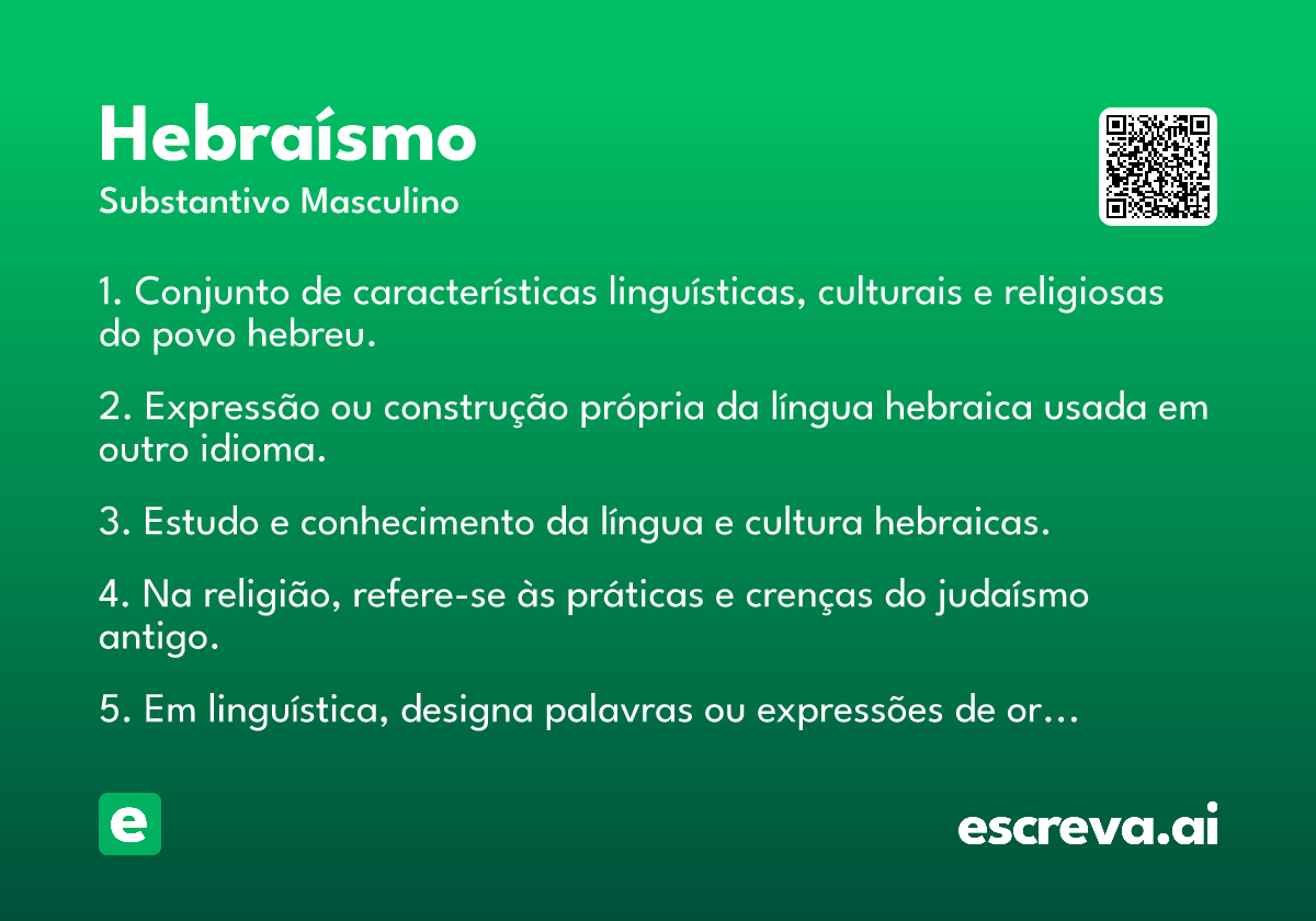 hebraísmo