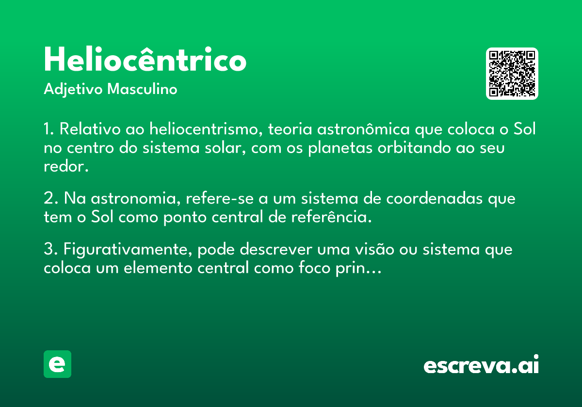 heliocêntrico