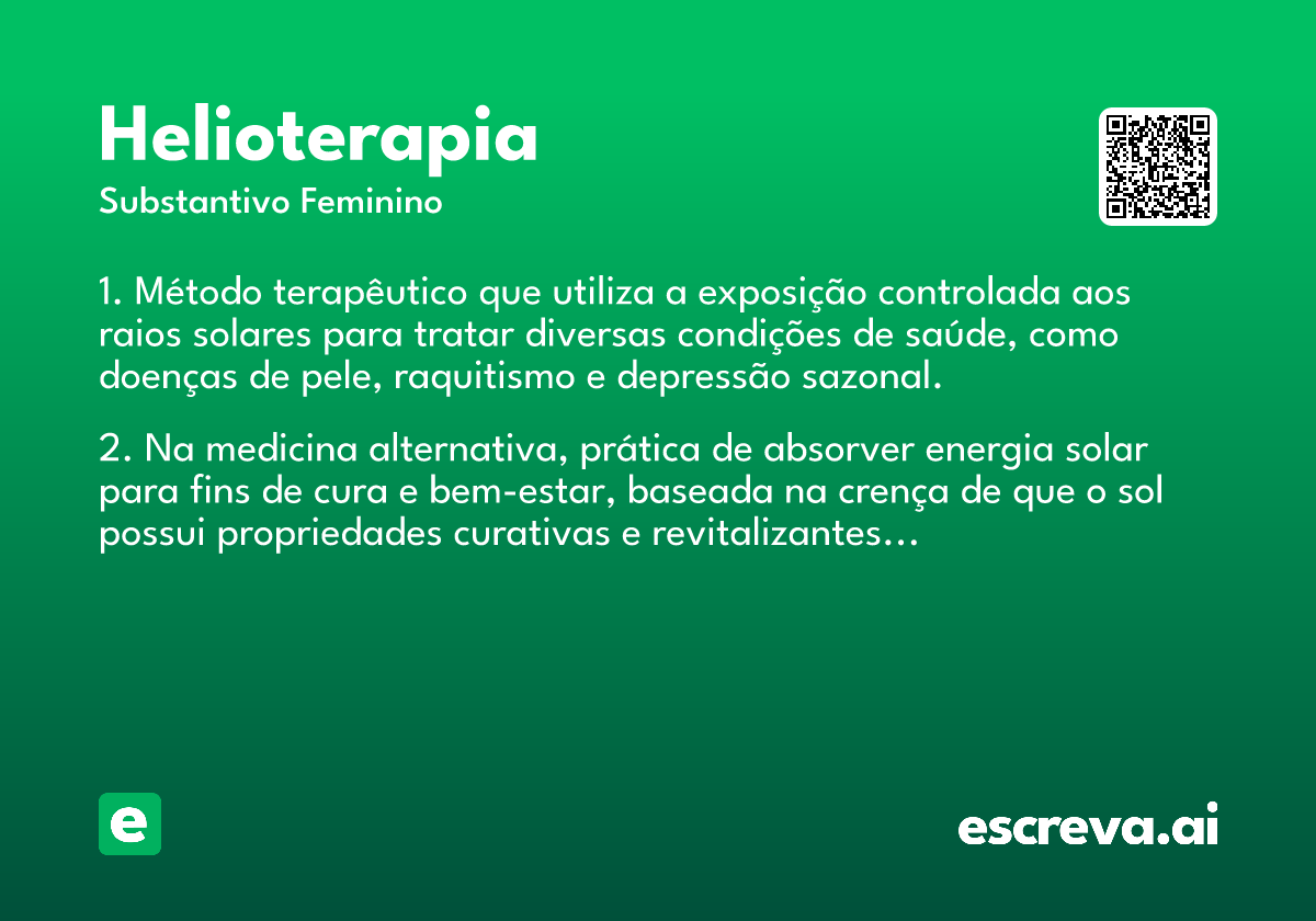helioterapia