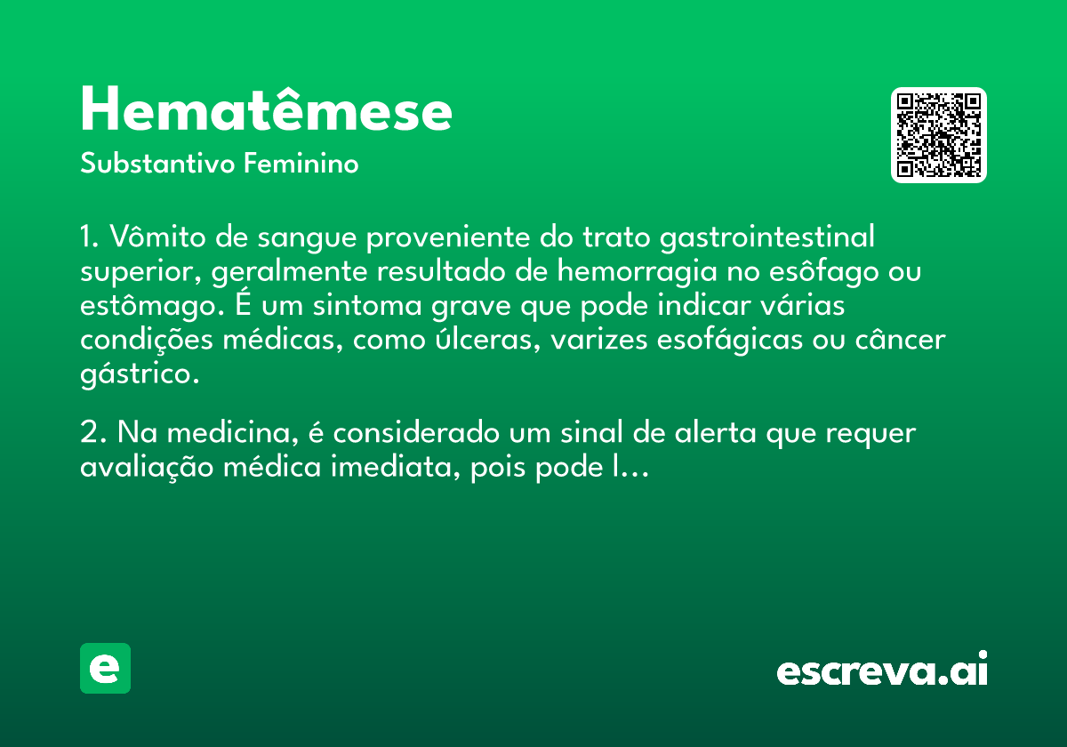 hematêmese