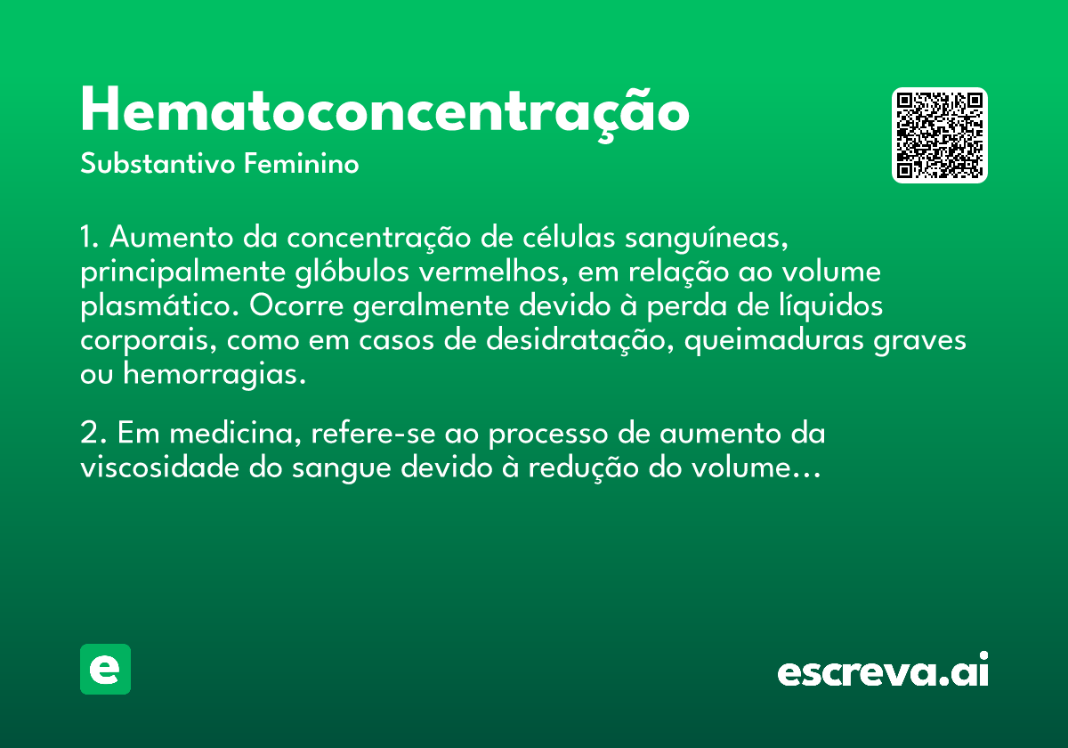 hematoconcentração