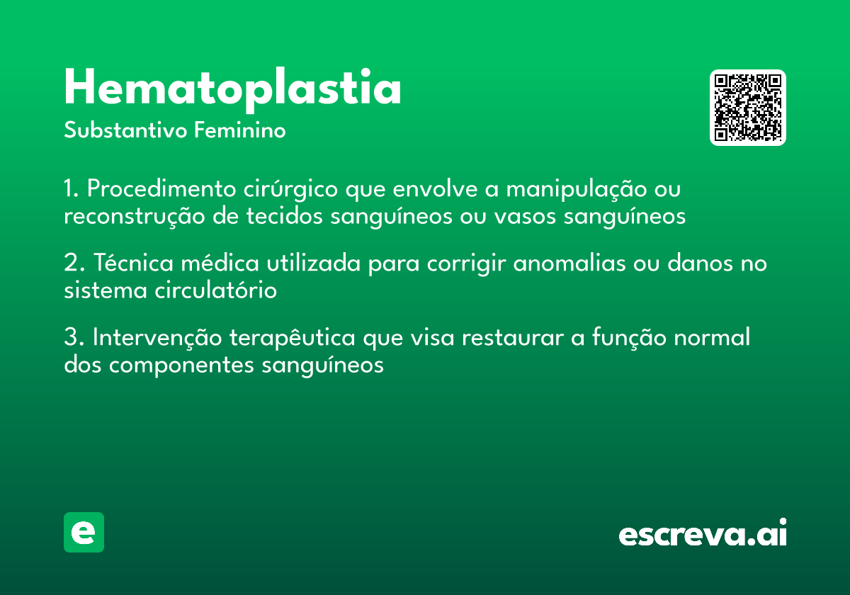 hematoplastia