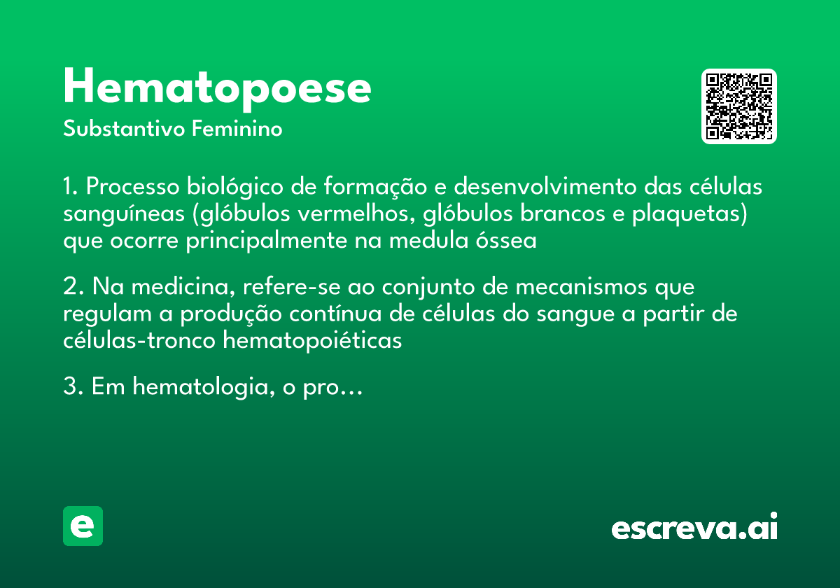 hematopoese