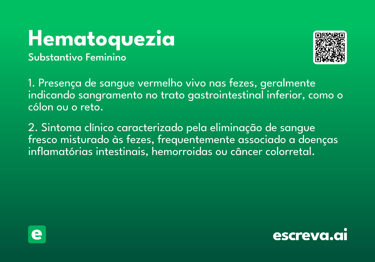 hematoquezia