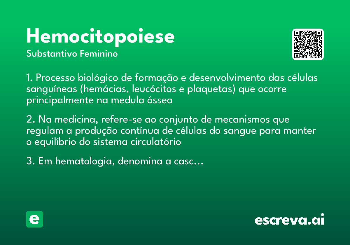 hemocitopoiese