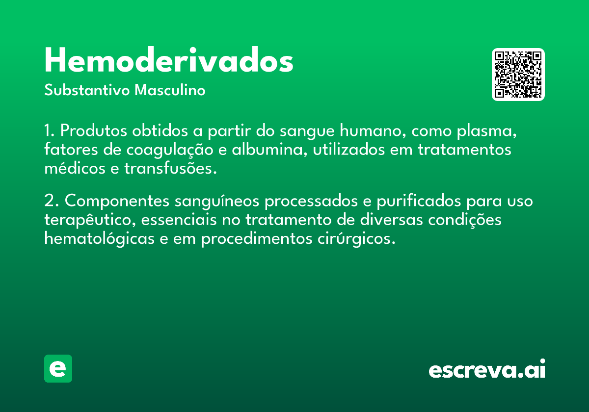hemoderivados