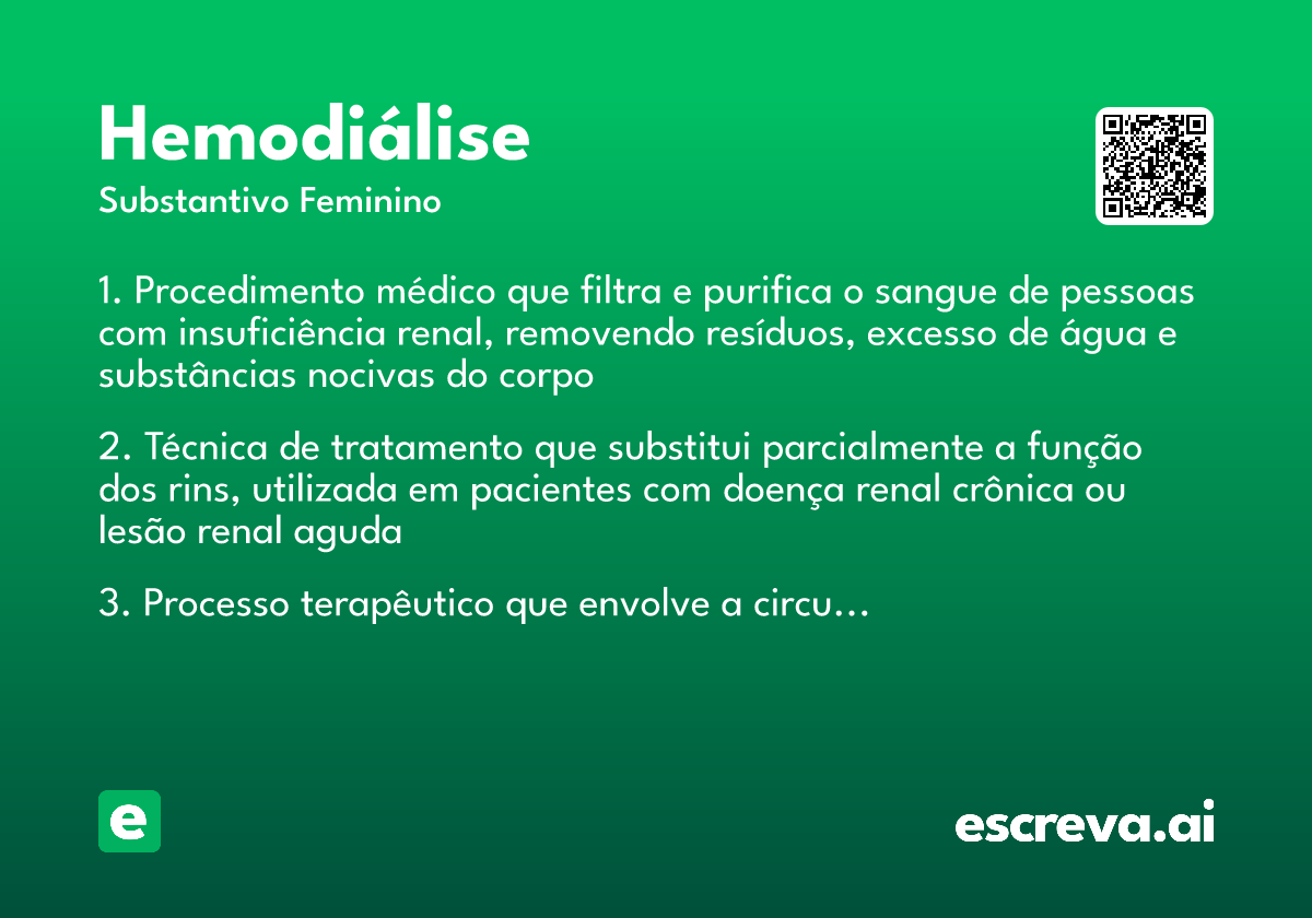 hemodiálise
