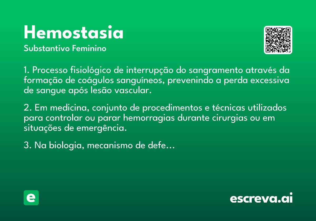 hemostasia