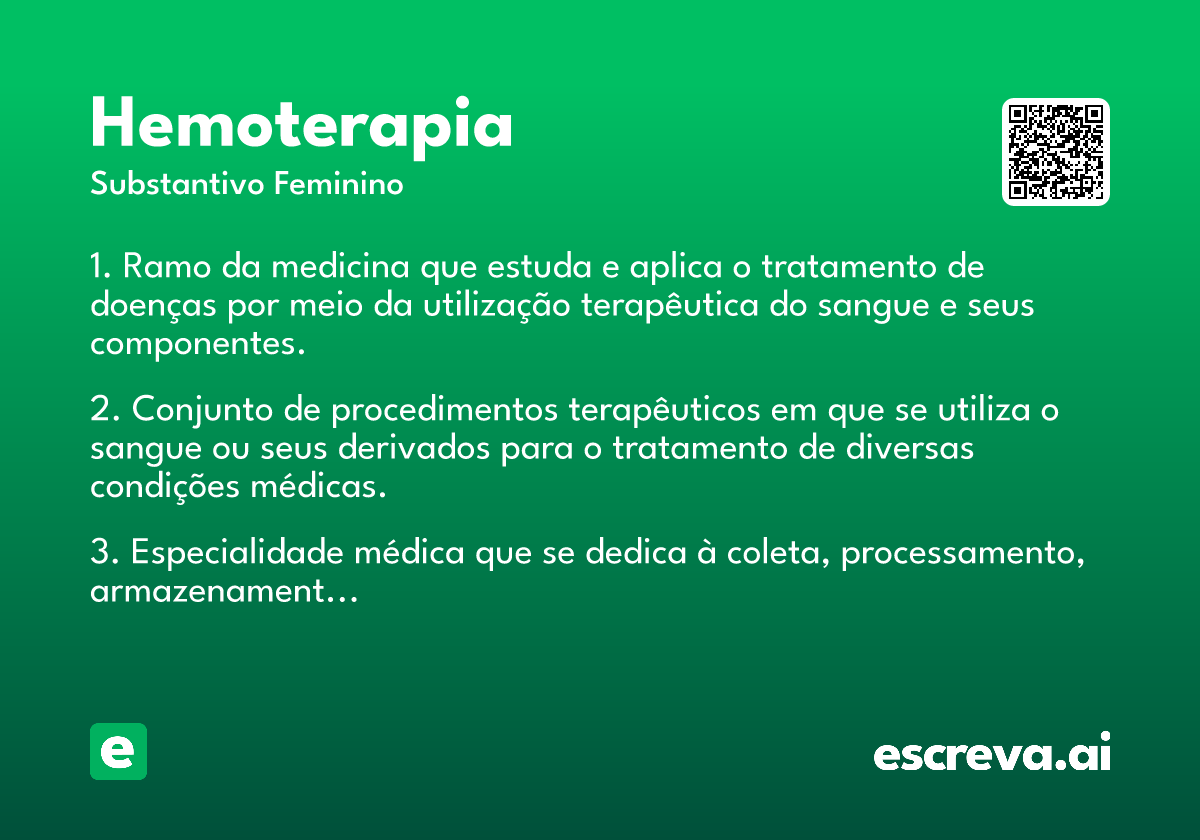 hemoterapia