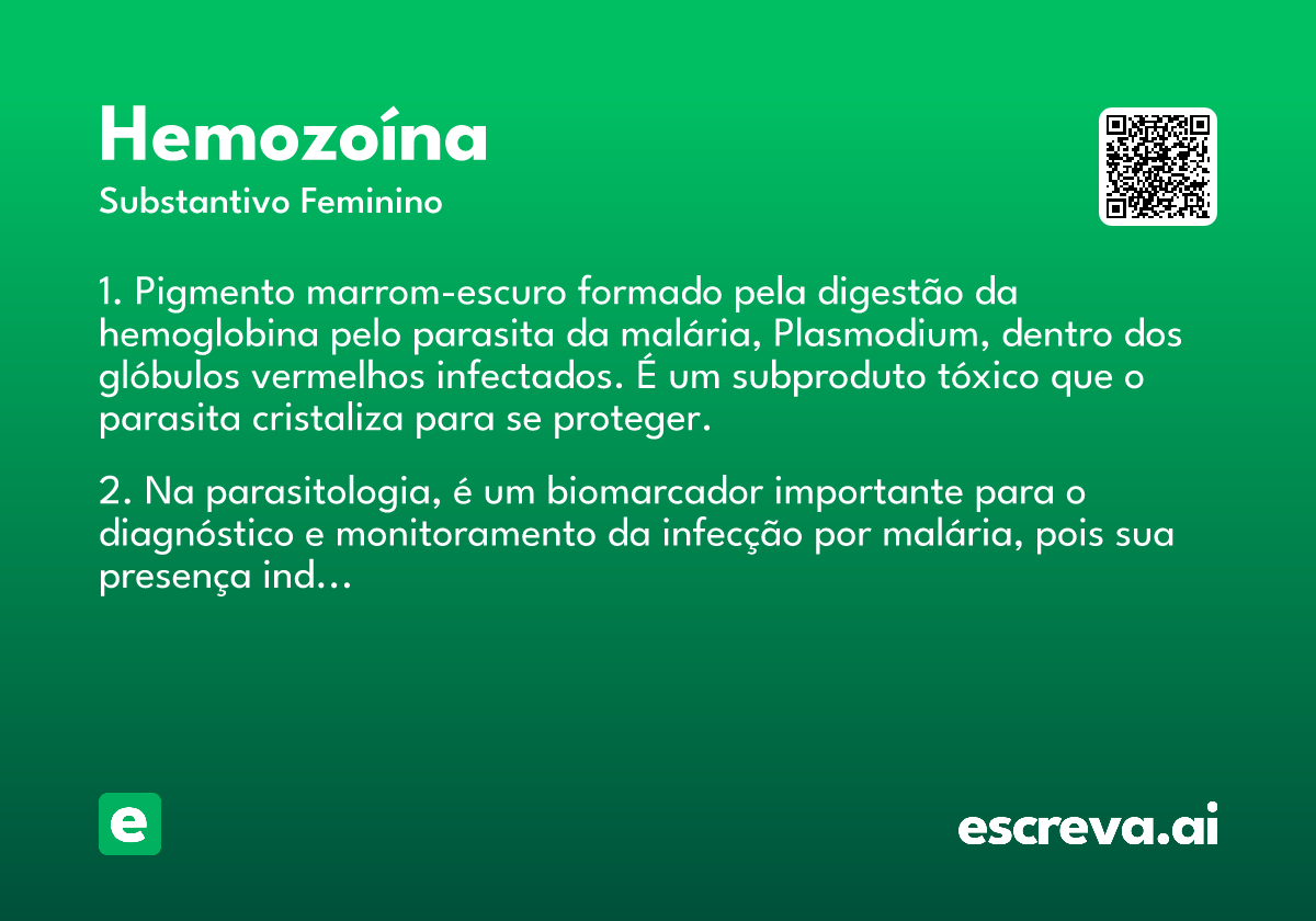 hemozoína