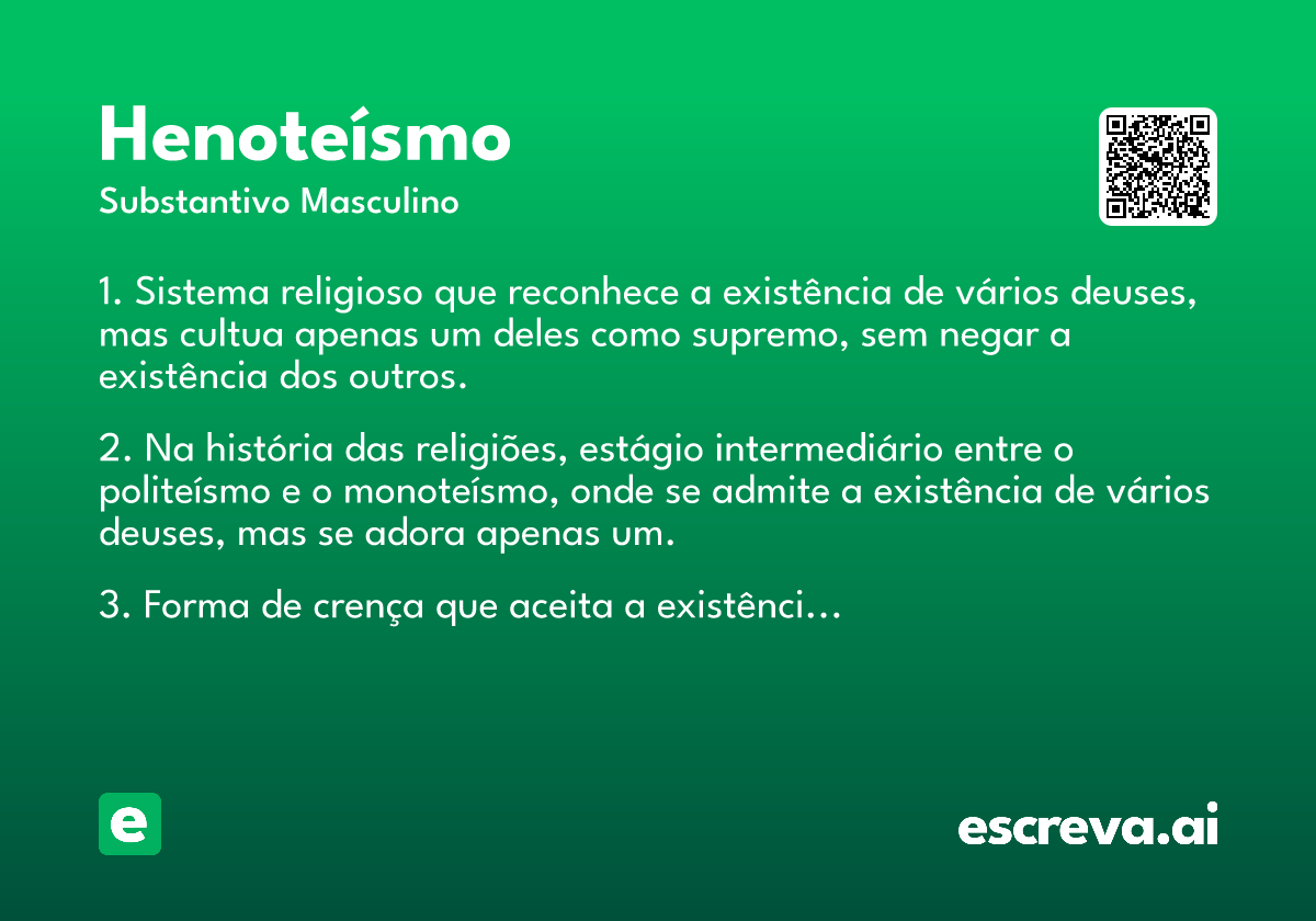 henoteísmo