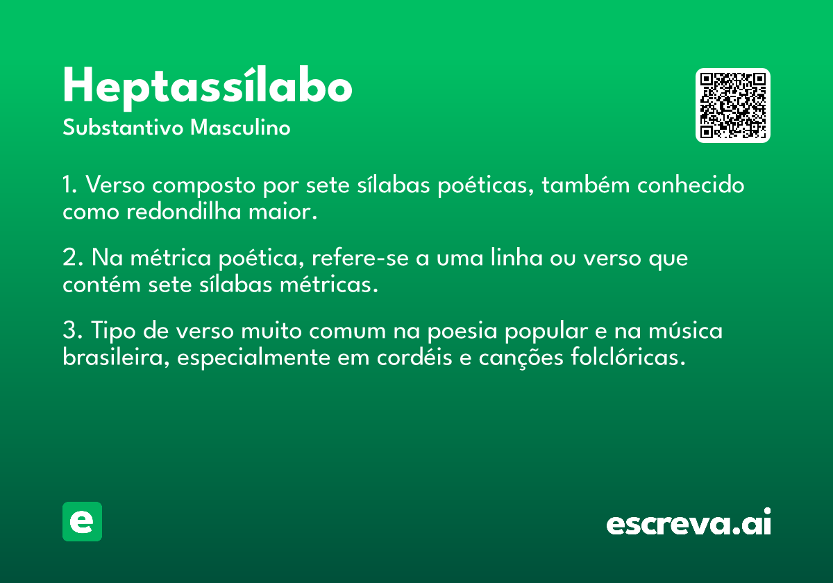 heptassílabo