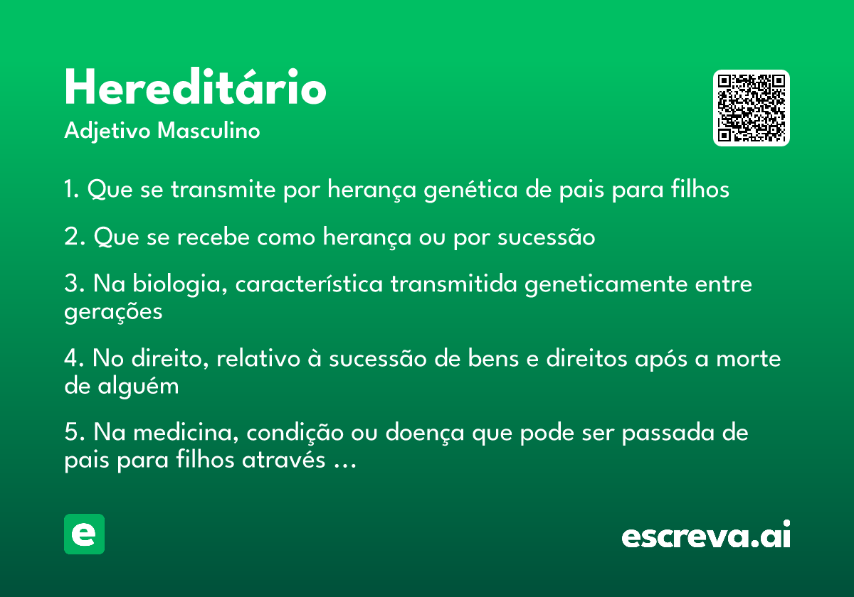 hereditário