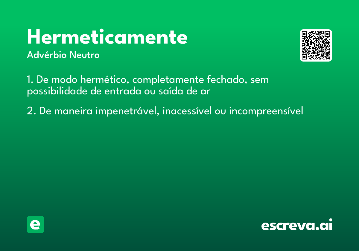 hermeticamente