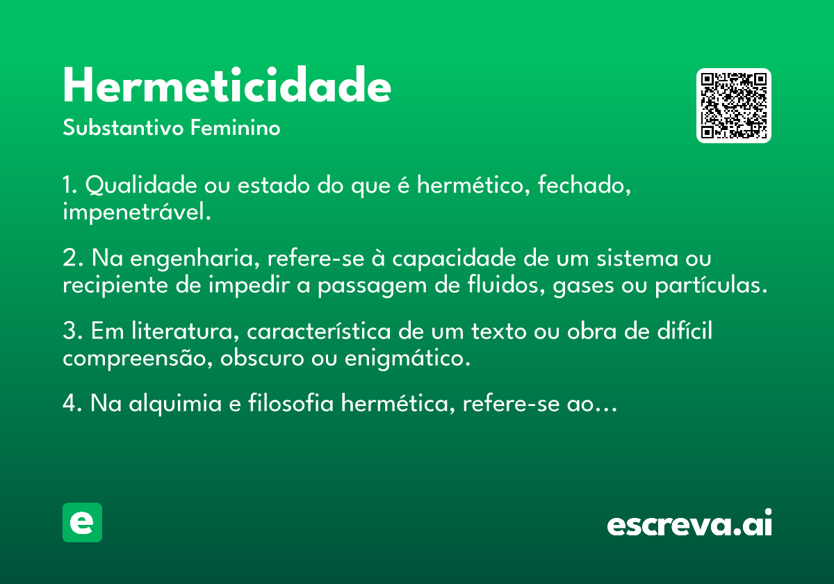 hermeticidade