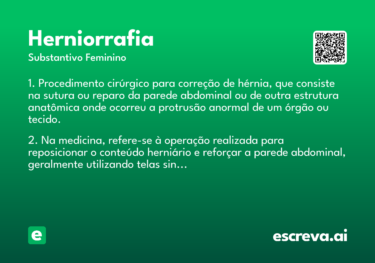 herniorrafia