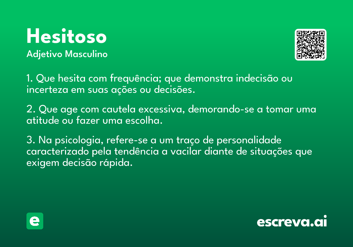 hesitoso