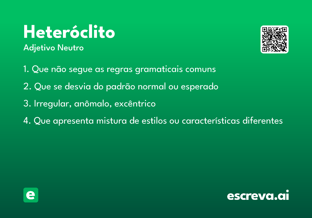 heteróclito