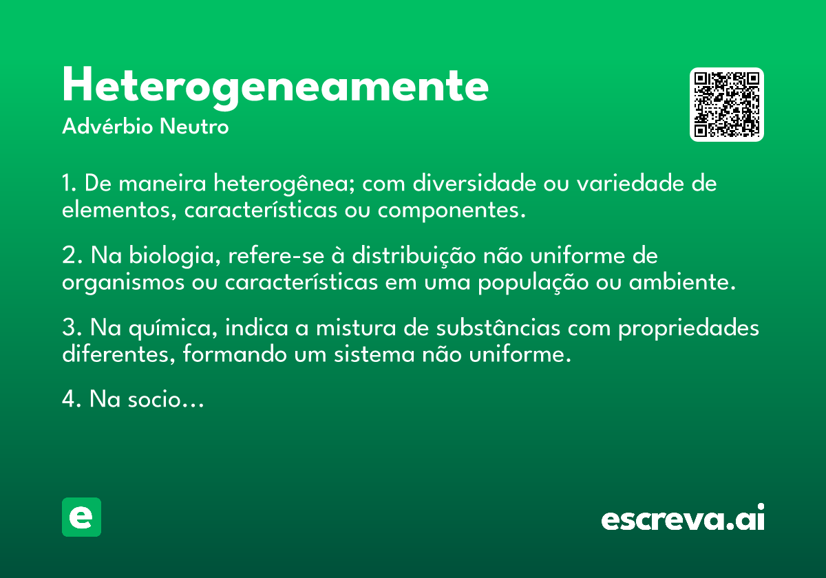 heterogeneamente