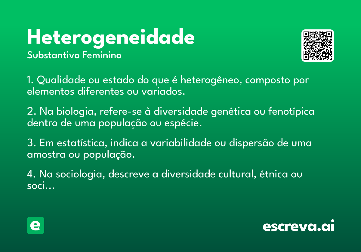 heterogeneidade
