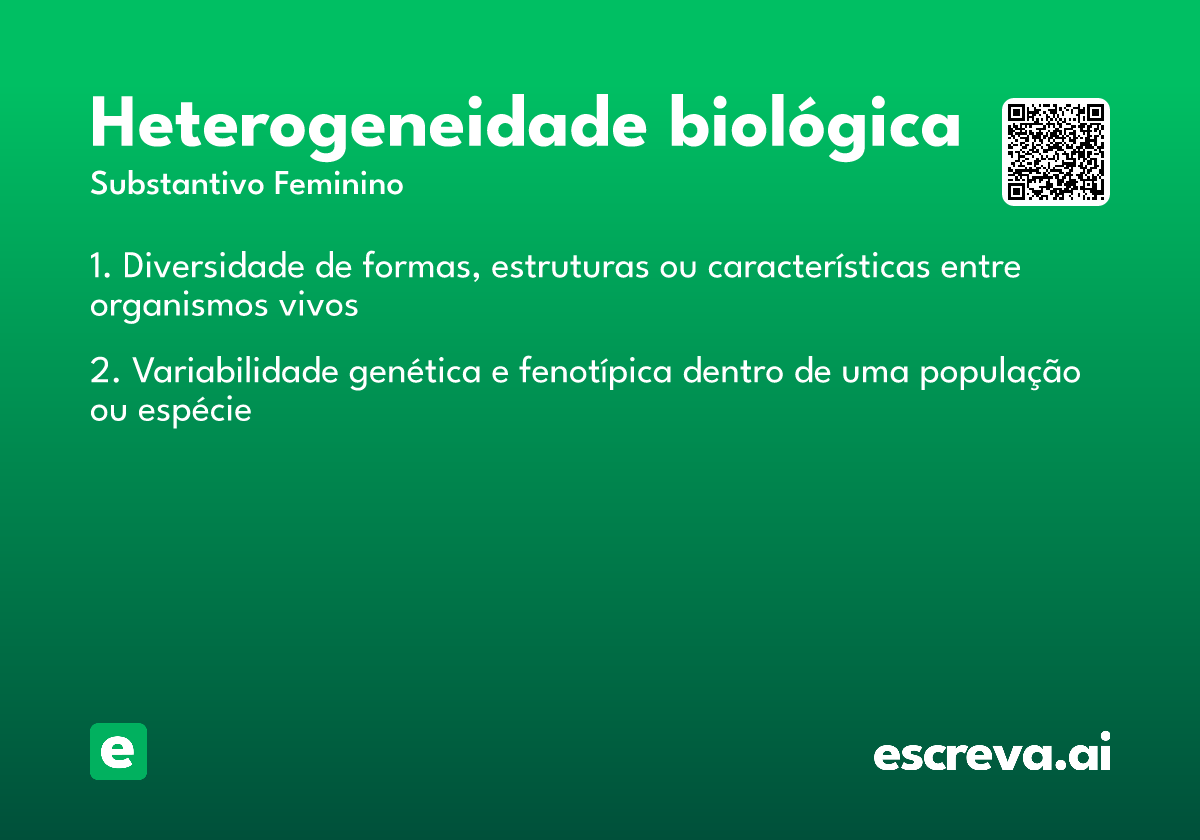 heterogeneidade biológica