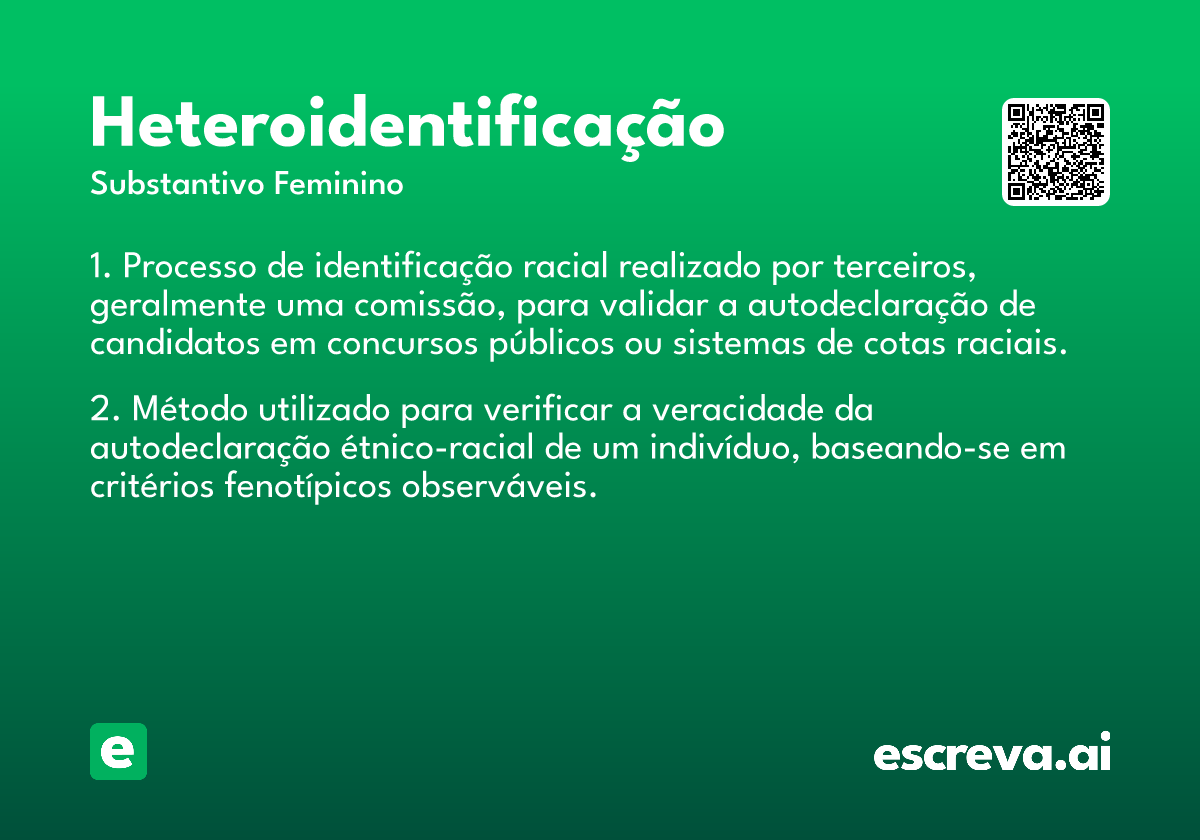 heteroidentificação