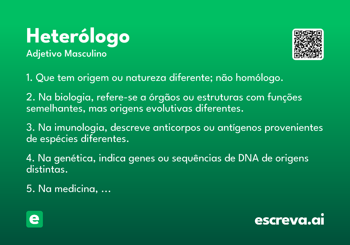 heterólogo