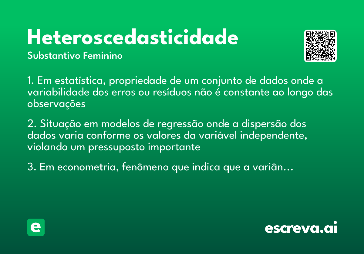 heteroscedasticidade