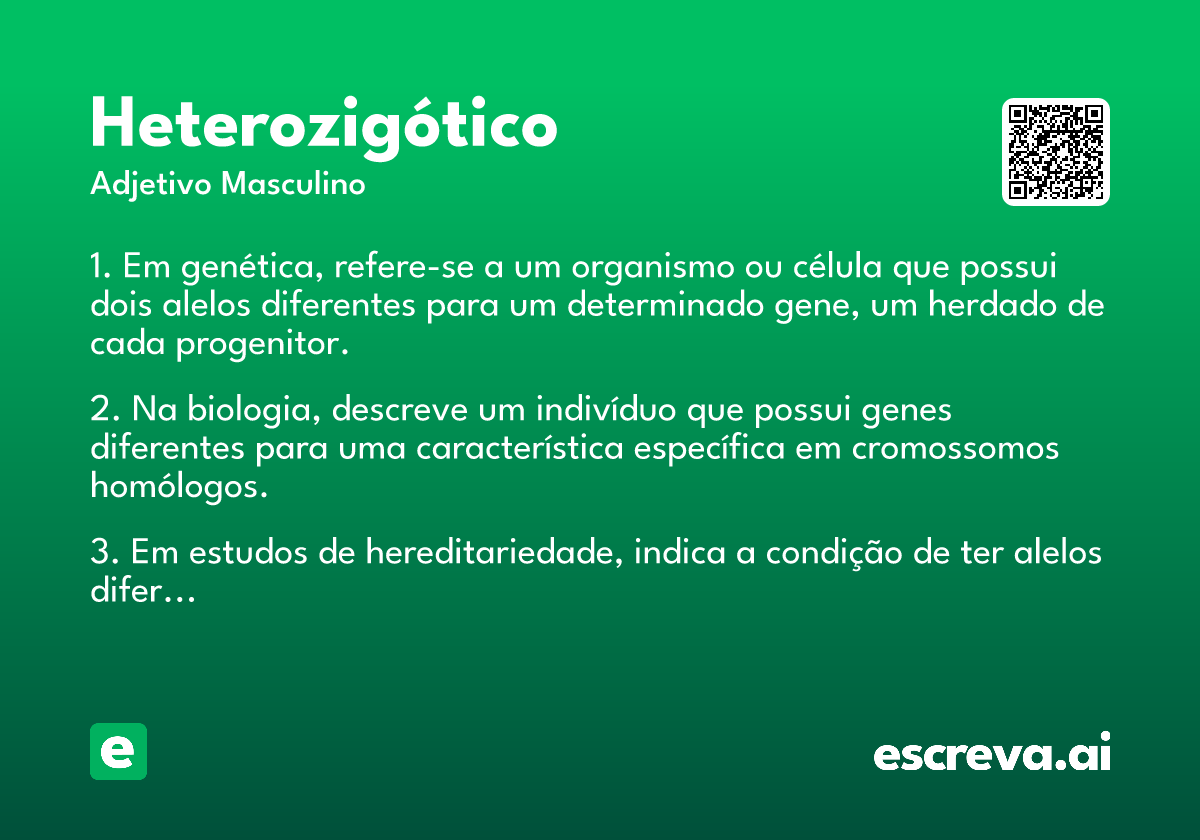 heterozigótico