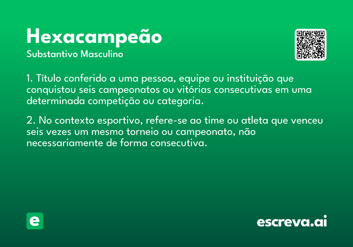 hexacampeão